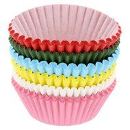 Assorted Standard Size 2.5 in Cupcake Baking Cups, 600 Pack