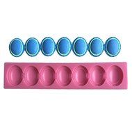 LYNCH 3D Pearl Necklace Silicone Lace Mold Fondant Cake Decorating Tools,Pink