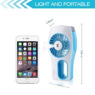 Accmor Handheld Water Mist Fan, Mini Outdoor Misting Fan with Cool Humidifier, Humidifier with 2000mAh Rechargeable... N2