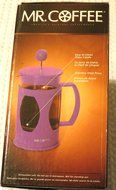 Mr. Coffee 20 oz (591 ml) Coffee (French) Press-Purple