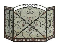 Metal Fire Screen 52 by 31"