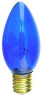 7 Watt C9 Transparent Outdoor Patio Party Christmas Novelty Replacement Bulbs, 25 Pack (Green)