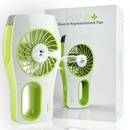 Minhe Handheld USB Misting Fan Humidifier,USB Rechargeable Portable Fan ,Summer Spray Fan for Face Water Supply... N16