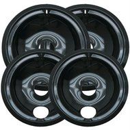 Range Kleen P119204xn Multi-Pack Porcelain Drip Pans Style B by Range Kleen