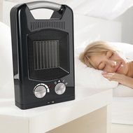 Royal Ceramic Heater [1500W] - 3 Adjustable Settings With Oscillation - Portable Electric Space Heater Fan, Maximum... N7