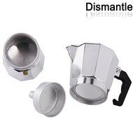 240ml Kitchen Aluminum Stovetop Moka Pot Italian Espresso Maker Percolator, Dark Green N4
