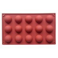 FLY Silicone 15-Cavity Round Chocolate Truffle Mold Candy and Gummy Mold