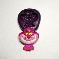 Silicone Mold Cheshire Cat Alice Wonderland (34mm) Fondant Chocolate Soap Fimo