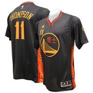 Golden State Warriors Adidas 2015 Chinese New Year Jersey - Black (Klay Thompson, S)