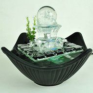 FEI&amp;S Creative Ceramics Flowing Water ornaments home living room decoration humidifier fountain pool,21.5 wind...