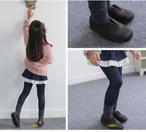 Eforstore 7 Pack Winter Warm Children Fashion Cotton Ruffle Knee-Socks Anti-skid Particles Socks for Kids Girls... N2