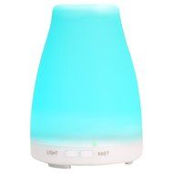 Toprime&reg; 100ML Aroma Essential Oil Cool Mist Humidifier with Waterless Auto Shut-off and 7 Color LED Lights Changing... N3