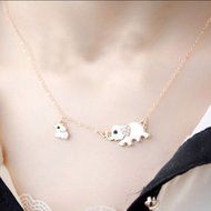New Fashion Elephant Pendant Chain Choker Gold Necklace Women Lady Jewelry Gift N3