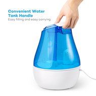 Cool Mist Humidifier, TaoTronics Ultrasonic Air Humidifers with Mechanical Switch, 3.5L Large Capacity, Low Water... N5