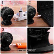 USB Mini Fan,BAVIER Sound-free design Desktop Fan,Portable USB Fan,2 Speed Adjustable,USB Cooling Fan,Cooler Fan... N23