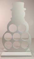 Holiday Coffee Pod Holder, Snowman. K-cup coffee compatible