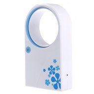 Somnr&reg;&nbsp; Blue Mini USB 2.0 Handheld Air Condition Bladeless Portable Refrigeration Fans Desktop Cooler Mini USB... N4