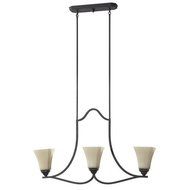 Metropolitan G4639-BZ-I 3 light GU24 CFL Island Light by Good Earth Lighting
