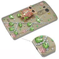 LG G5 Case, LG G5 Bling Case-Spritech(TM) 3D Handmade Colorful Diamond Bling with Butterfly Flower Decoration... N45