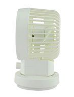 Welltop USB Mini Fan 2 Speed Modes Dual Blades Mini Desk Fan Oscillating Table Fan USB Fan Adjustable Small Personal... N5