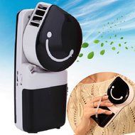 WoneNice Portable Small Fan &amp; Mini-air Conditioner, Runs On Batteries Or USB-Blue N6