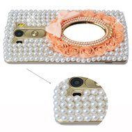 LG G5 Case, LG G5 Bling Case-Spritech(TM) 3D Handmade Colorful Diamond Bling with Butterfly Flower Decoration... N51