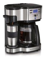 Hamilton Beach Single Serve Coffee Brewer and Full Pot Coffee Maker, 2-Way (49980A) N5
