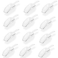 CYS&reg; 12 Clear Acrylic Plastic Kitchen Scoop Wedding Candy Or Coffee Dessert Buffet Scoops