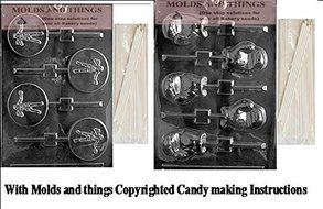 Boxing Lolly Chocolate Candy Mold and Boxing Glove Chocolate Candy Mold Lolly With &copy; Candy Making Instruction...