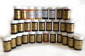 Full Set of 36 SUGARFLAIR High concentrate Food Colourings - Edible Paste / Gel colour