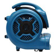 XPOWER P-830 1 HP 3600 CFM 3 Speeds Professional Air Mover Careprt Dryer Floor Fan - Blue N6