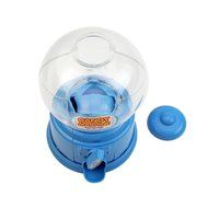 Chunshop Cute Mini Blue Bubble Gum Ball Candy Dispenser Machine Coin Box Kid Toy Moneybox