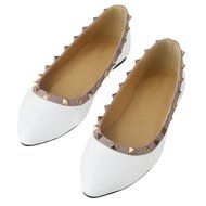 Yaheeda Fashion Flat Wild Rivet Shallow Mouth Women's shoes with pointed N16