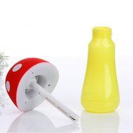 200ml Portable Mini Whisper-Quiet Air Mist Cool Humidifier Mushroom Lamp with Color LED Lights N6