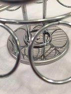 K-Cup Carousel, Hold 27 Coffee or Tea K-Cup Pods. By Lily's Home (Chrome)