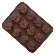 Luckygirls Different Shaped Silicone Non Stick Jelly Candy Baking Mould for Chocolate Candy-Cartoons, Characters... N3