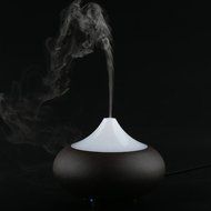 Honeyall ABS and PP plastic 160ml Wooden Air Aromatherapy Diffuser Mist Humidifier with 12W 7 Colors LED Lights... N13