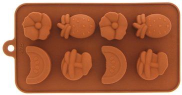 Le Juvo Chocolate Silicone Molds - Happy Faces, Figures, Fuits, Kids Toys, 4 Piece N2