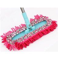 Spritech(TM) New Creative Multifunctional Microfiber House Floor Cleaning Mop Slippers Shoes Cover Pink N8
