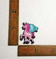 Silicone Mold Fairy Tale Unicorn Mould (30mm) Fondant Cupcake topper Chocolate