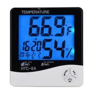 Ticent Digital Indoor Thermometer Hygrometer Humidity Monitor with Alarm Clock and Date N2