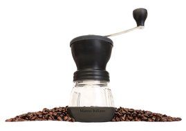 Manual Coffee Grinder - Adjustable Ceramic Burr Grinders with Hand Crank N2