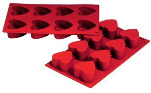 Fat Daddio's Silicone Bakeware, Heart - 3 Ounces