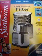 1 X New Sunbeam SF206PDQ-UM Cool Mist Wick Filter C Antimicrobial w/Arm &amp; Hammer by Sunbeam