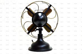 Sailor's Art Antique Brass Vintage Table Fan 13" N2
