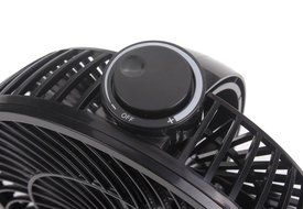 Personal Fan,Akaigu Desk Fan Steppless Speed 180 degree Gliding Design (Black)