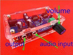 Winson-eseller 1pcs New 47 classic headphone amp amplifier DIY kit with case