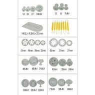 LOHOME Figure Cookie Mold - 37-piece Mini Stainless Steel Cutter Set - Decorating Kit Dessert DIY Maker for Fondant... N2
