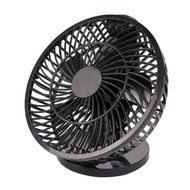 Akaigu 7-inch Desk Fan with Gliding Design USB Power Black