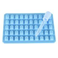 Gummy Bear Molds,Justmysport Candy Molds 50 Cavity Silicone Chocolate Maker and Ice Cube Trays, Silicone Soap... N2